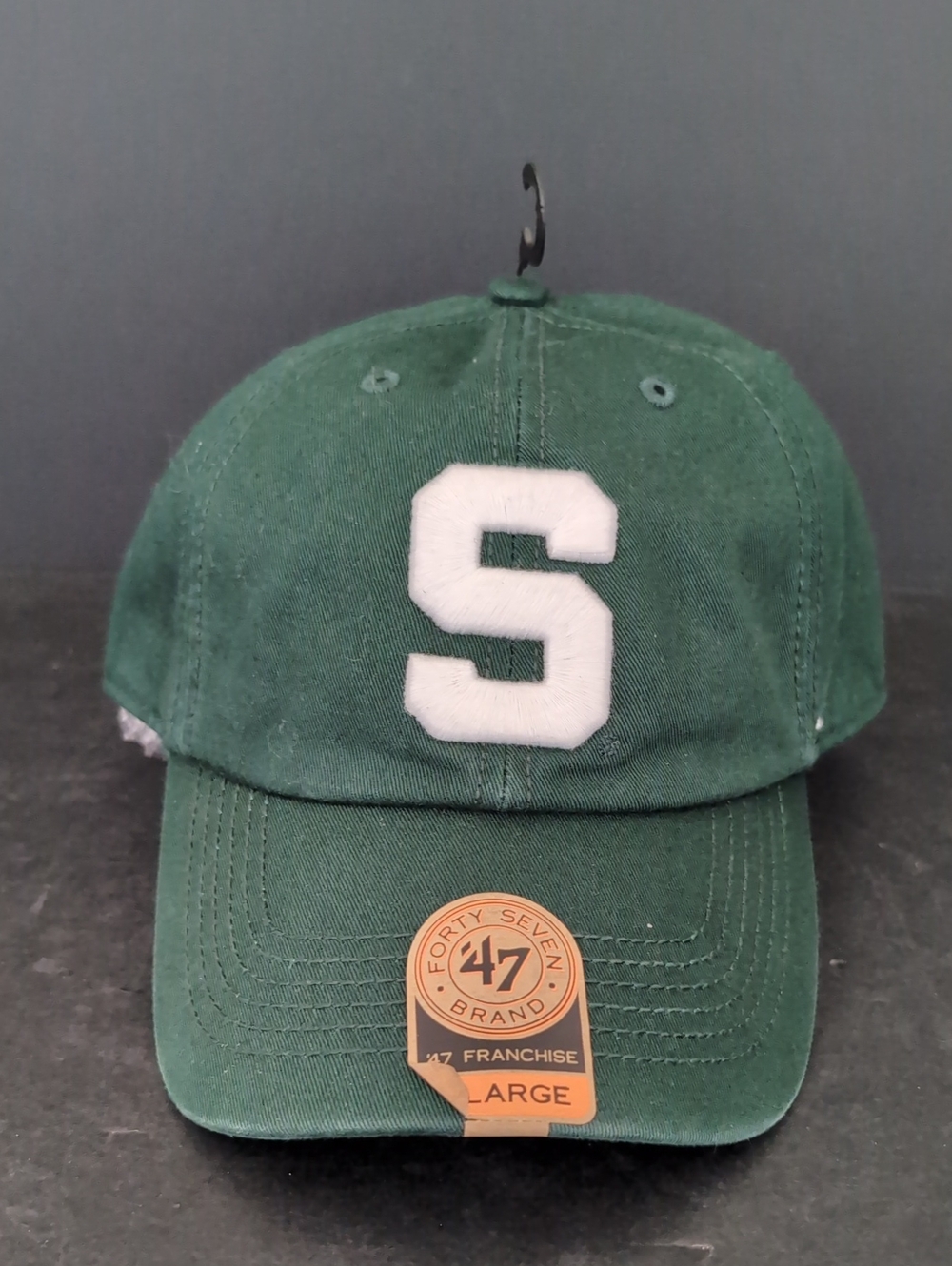 Forty Seven Brand Dark Green Michigan State Spartans Fitted Hat,Size L.